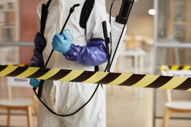 Professional Biohazard technician working in Yettem, CA